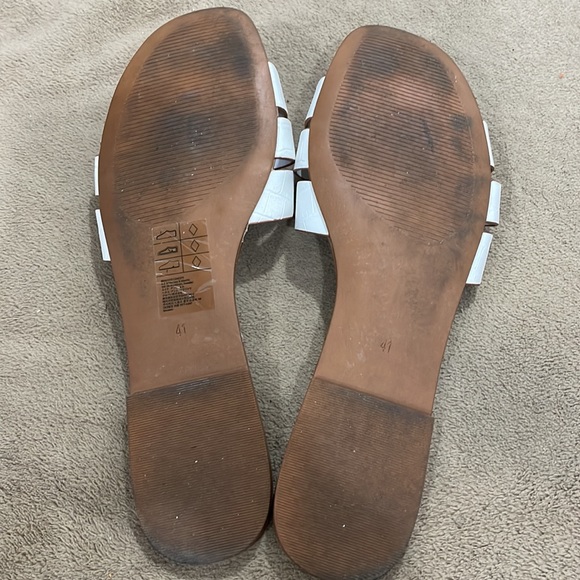 H&M white/nude sandals - size 10 - Picture 2 of 2